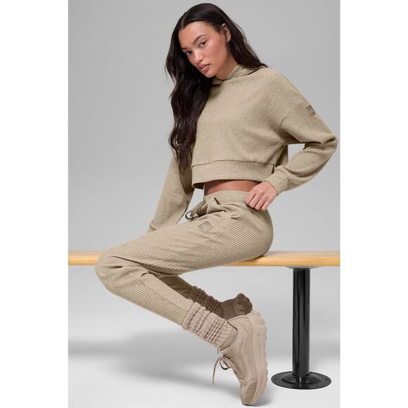 Alo Yoga Muse Hoodie Gravel Heather - XS - Picture 4 of 4